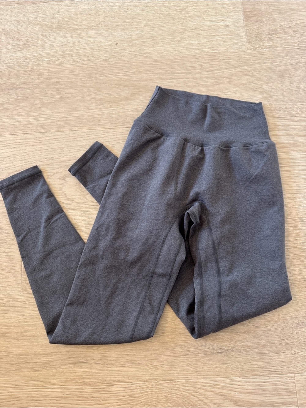 P'tula Charcoal Gray High-Rise Leggings. Size small. Worn once - Picture 3 of 3